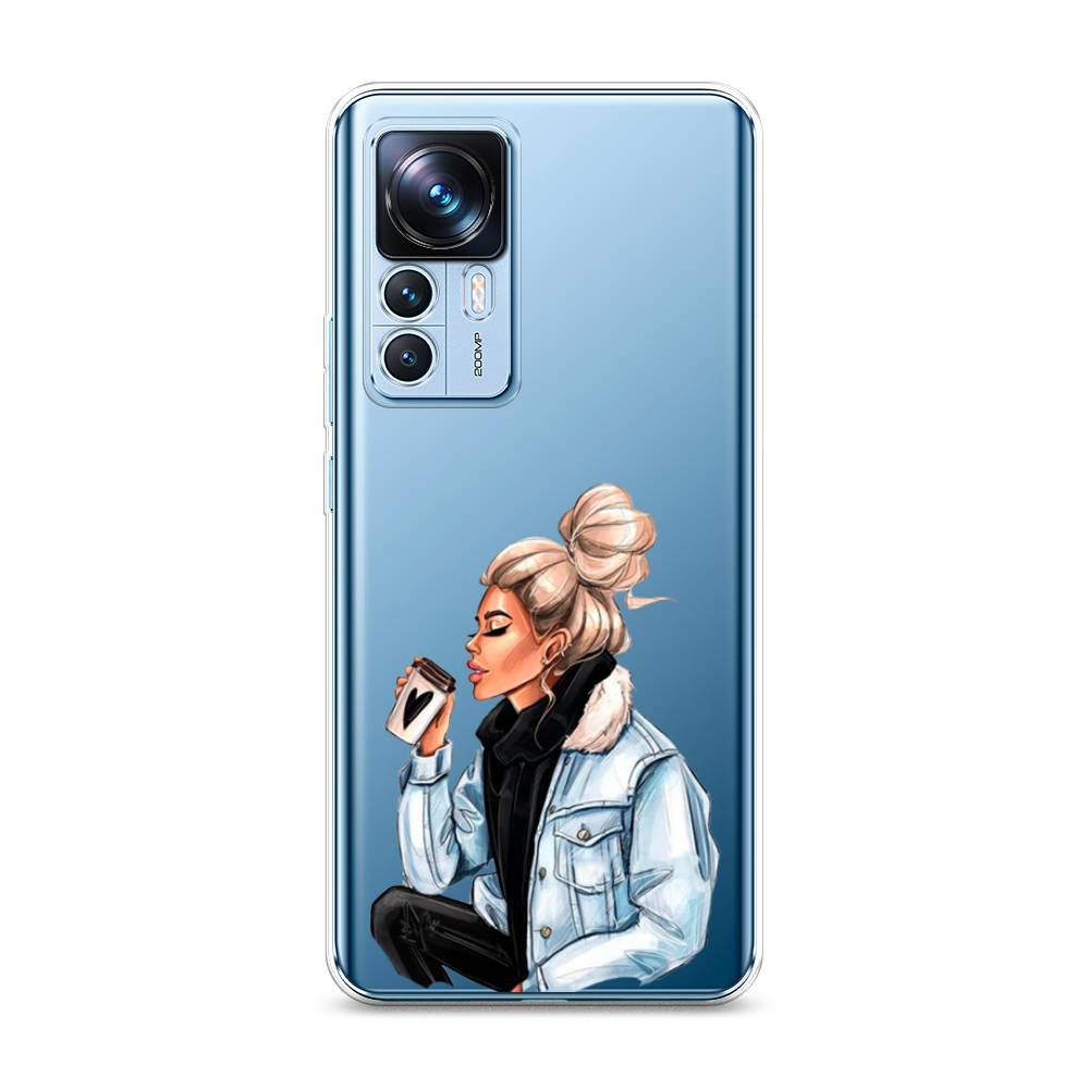 

Чехол Awog на Xiaomi 12T / Сяоми 12T "Cute girl", Коричневый;бежевый