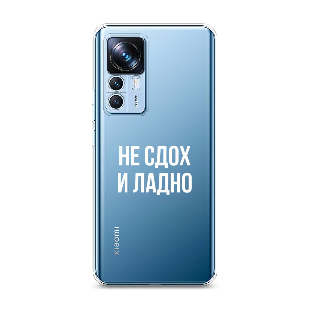 

Чехол Awog на Xiaomi 12T / Сяоми 12T "Не сдох и ладно", Бежевый;белый;прозрачный