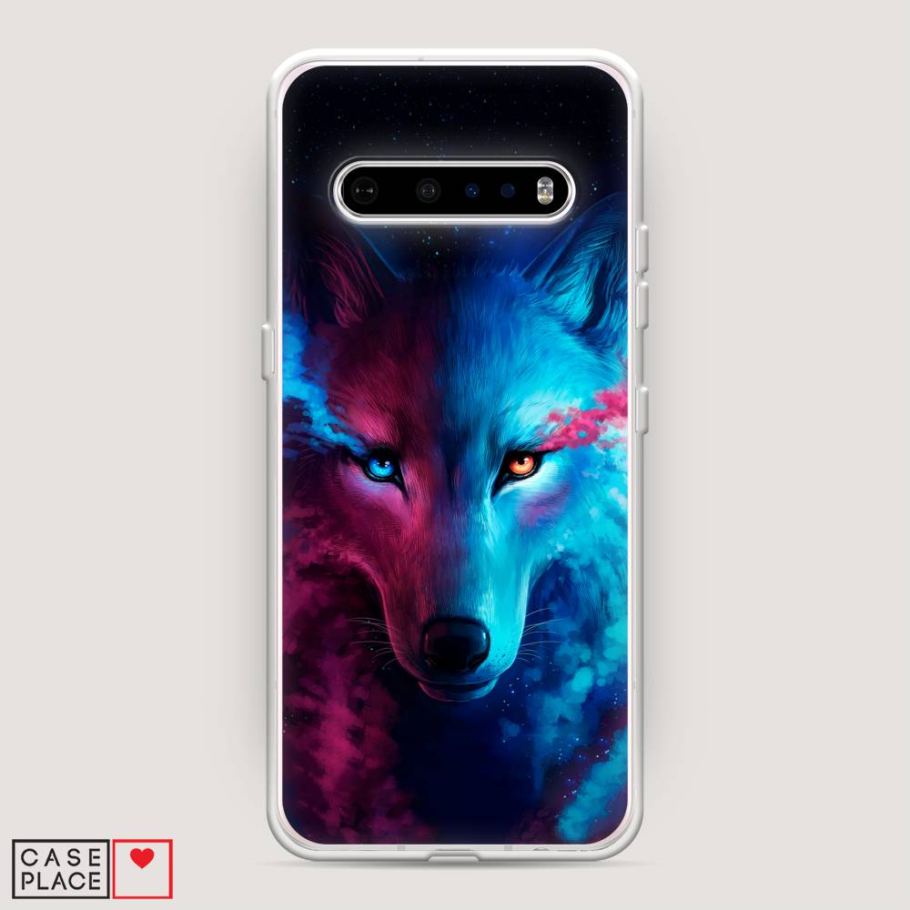 

Чехол Awog на LG V60 ThinQ 5G "Волшебный волк", Черный;серый, 84250-1