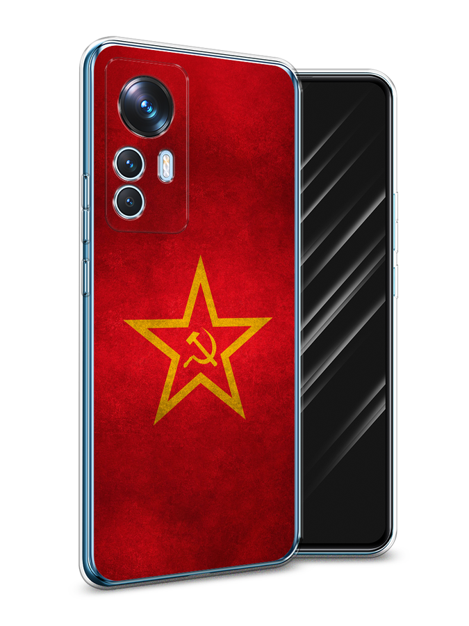

Чехол Awog на Xiaomi 12T / Сяоми 12T "Красное знамя", Желтый;красный