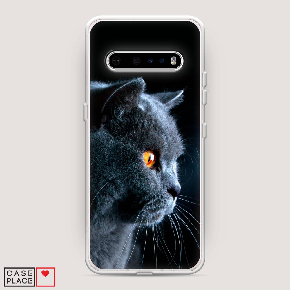 

Чехол Awog на LG V60 ThinQ 5G "Благородный кот британец", Черный;серый;оранжевый, 84250-2