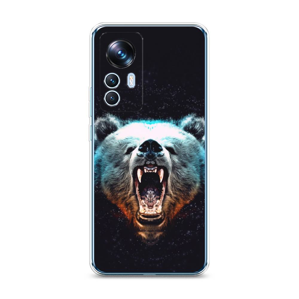 

Чехол Awog на Xiaomi 12T / Сяоми 12T "Медведь", Коричневый;голубой;черный