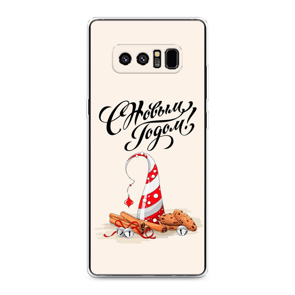 

Чехол на Samsung Galaxy Note 8 "Подарки на Новый Год", Бежевый;красный;черный, 25250-5