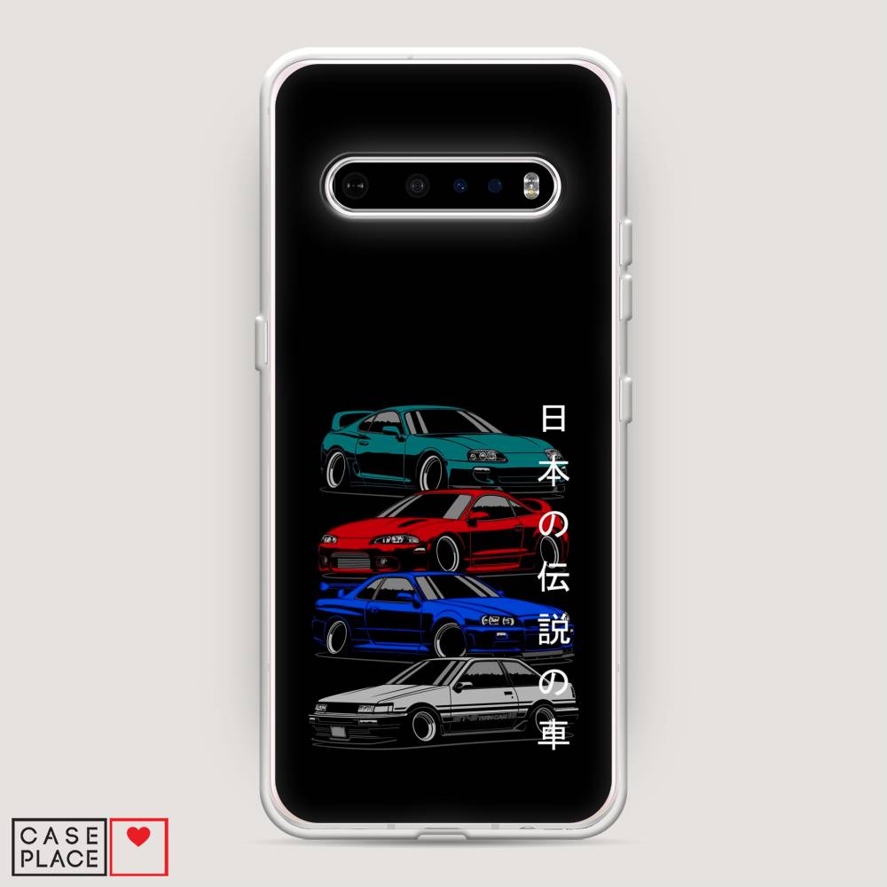 

Чехол Awog на LG V60 ThinQ 5G "JDM Legend cars", Зеленый;красный;синий, 84250-5