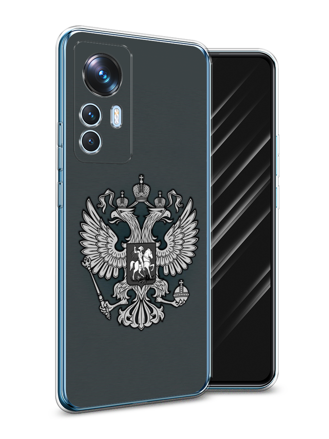 

Чехол Awog на Xiaomi 12T / Сяоми 12T "Герб России серый"