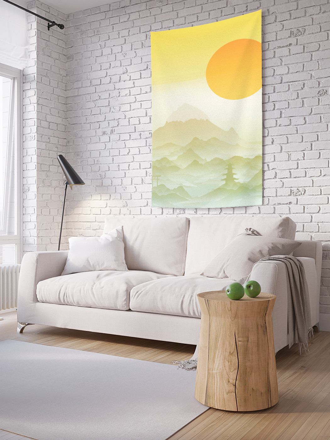 

Вертикальное фотопанно на стену JoyArty Палящее японское солнце 100x150 см, Палящее японское солнце