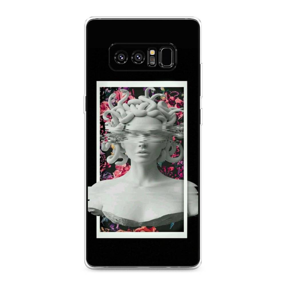 

Чехол на Samsung Galaxy Note 8 "Web Punk Медуза Горгона", Черный;серый, 25250-6