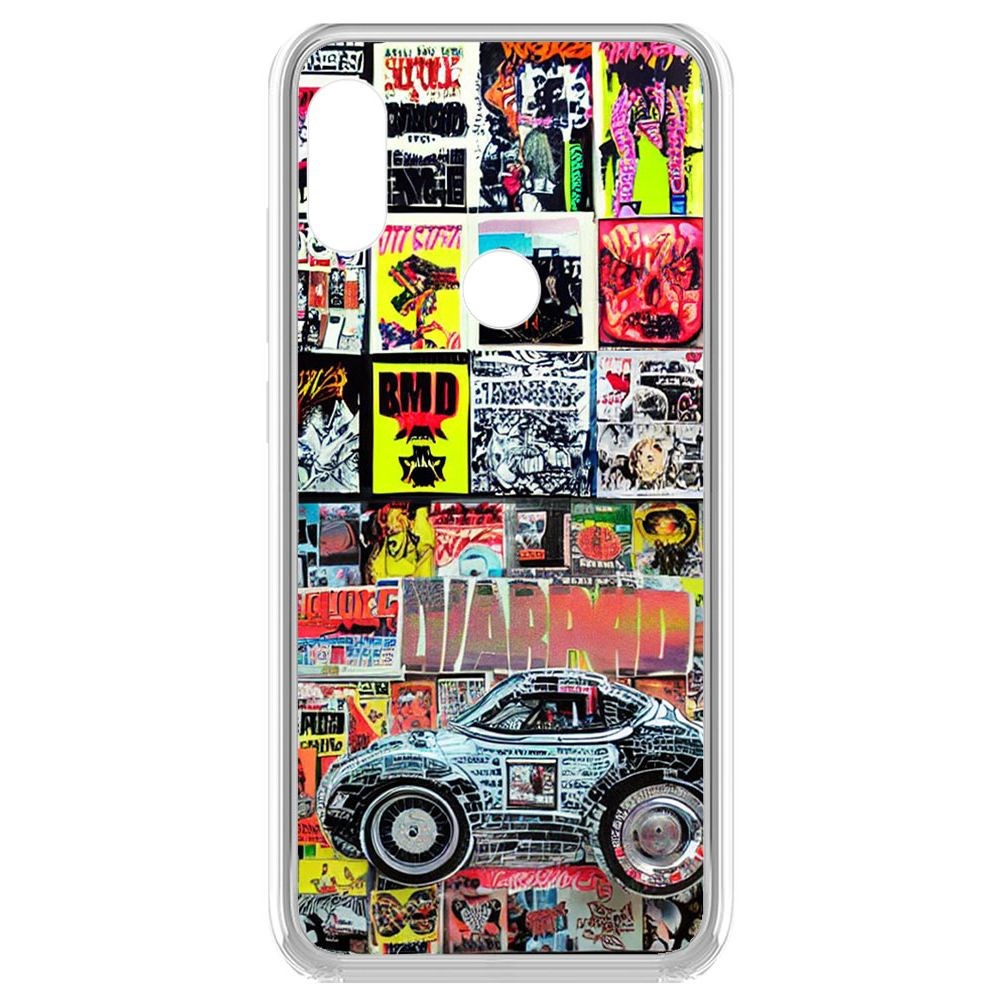 

Чехол-накладка Krutoff Clear Case Автопамфлет для Xiaomi Redmi Note 6 Pro