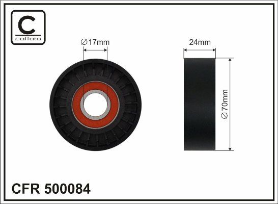 

Ролик Приводного Ремня CAFFARO 500084