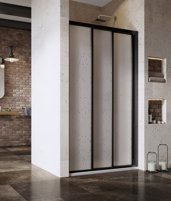 

Дверь в нишу Ravak Supernova ASDP3-130 198 черная Pearl