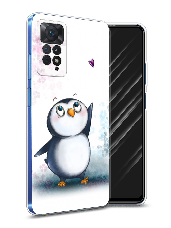 

Чехол Awog на Xiaomi Redmi Note 11E Pro "Пингвин и сердечко", Разноцветный, 314750-1