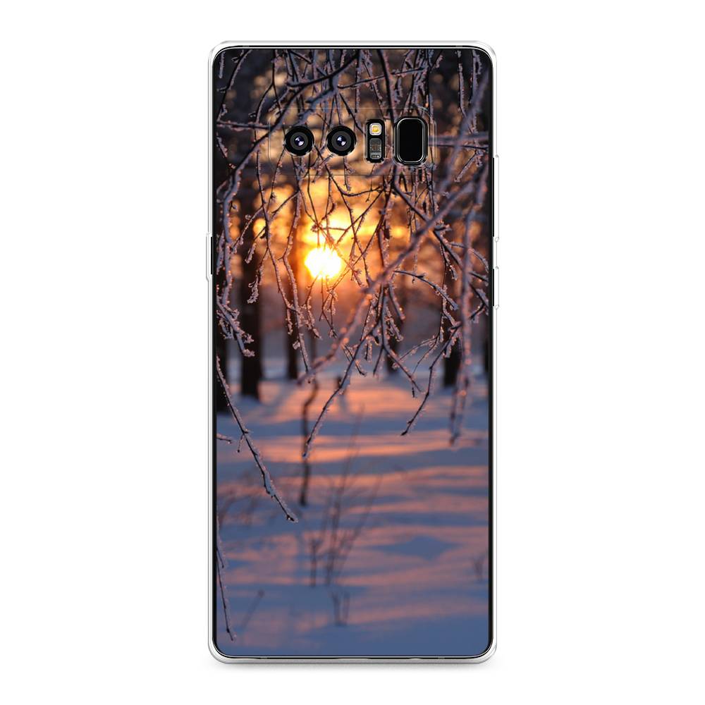 

Чехол на Samsung Galaxy Note 8 "Зима 7", Оранжевый;розовый;черный, 25250-2