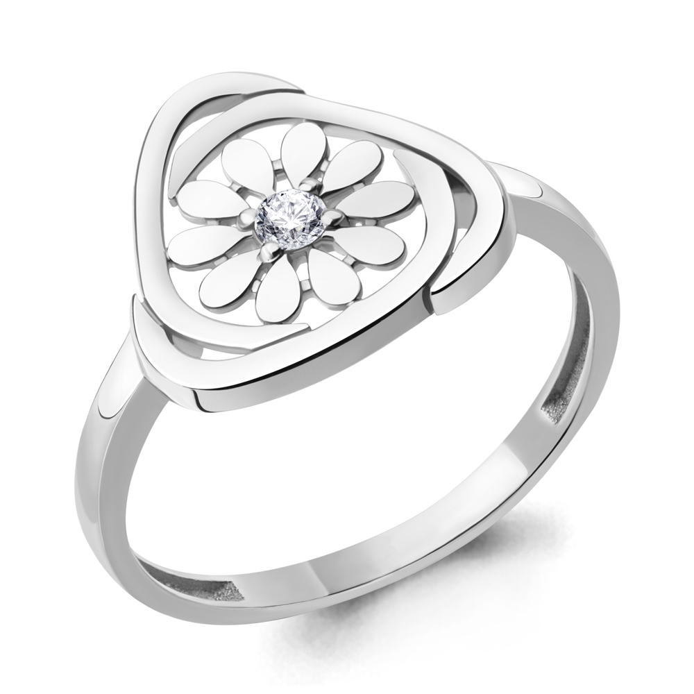 

Кольцо из серебра с фианитом Aquamarine Aquamarine 67328А_925_р р. 16, 67328А_925_р