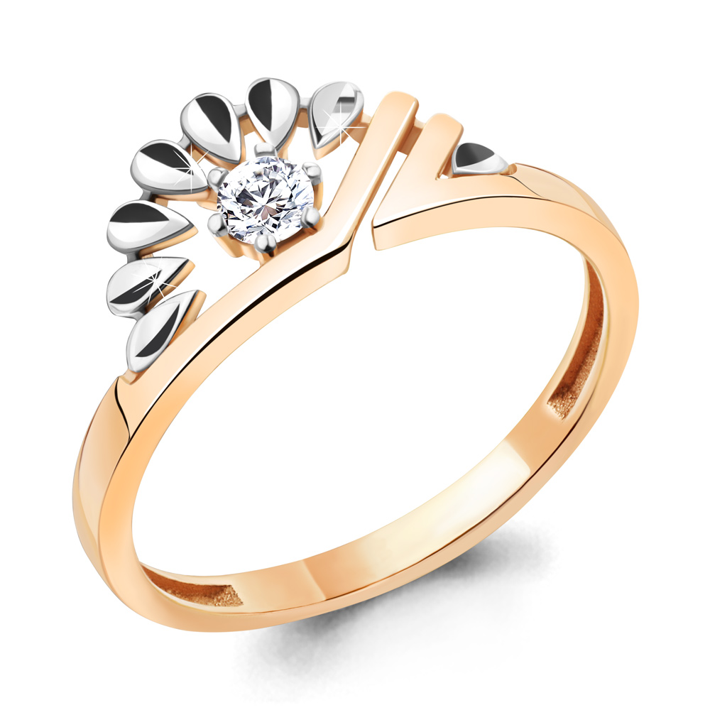 

Кольцо из серебра с фианитом Aquamarine Aquamarine 67327А_925_з р, 67327А_925_з