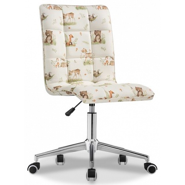 

Стул компьютерный Квадро, Белый;серебристый, Квадро