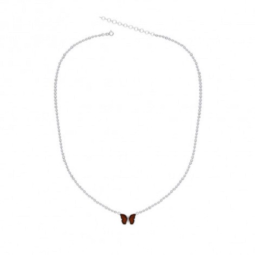 

Колье из серебра 40 см Zlatera N91182, янтарь, N91182