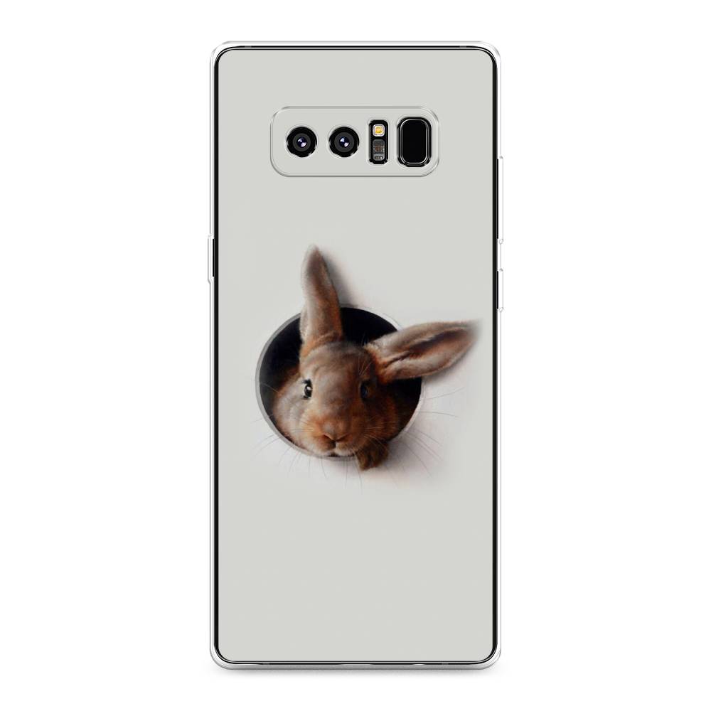 

Чехол на Samsung Galaxy Note 8 "Любопытный кролик", Серый;коричневый, 25250-1