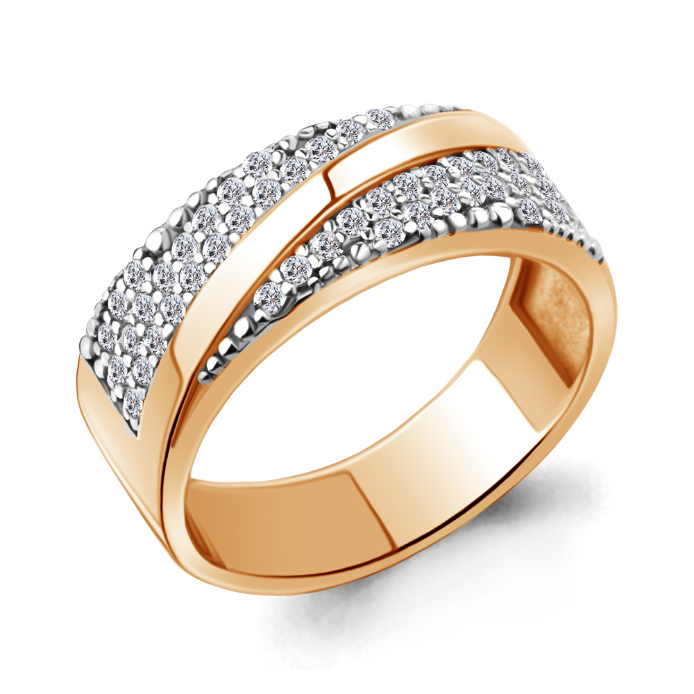 

Кольцо из серебра с фианитом Aquamarine Aquamarine 67324А_925_з р, 67324А_925_з
