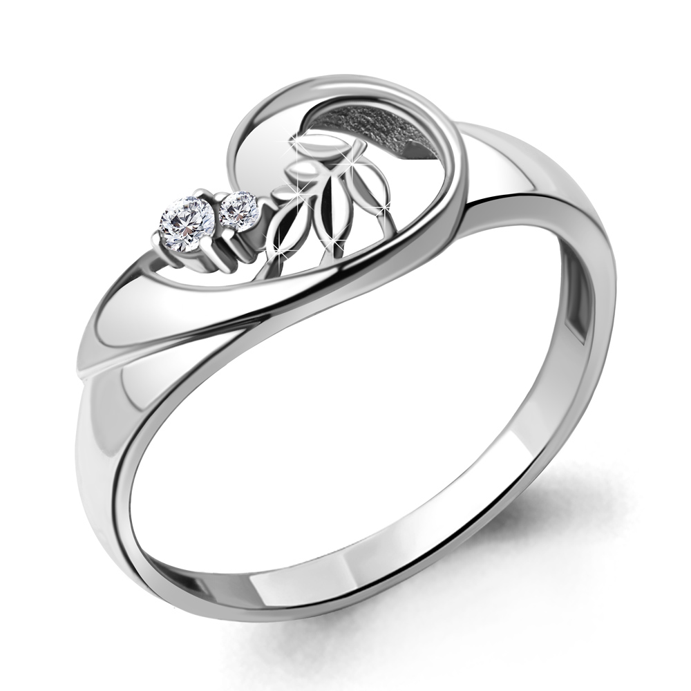 

Кольцо из серебра с фианитом Aquamarine Aquamarine 67322А_925_р р. 17, 67322А_925_р