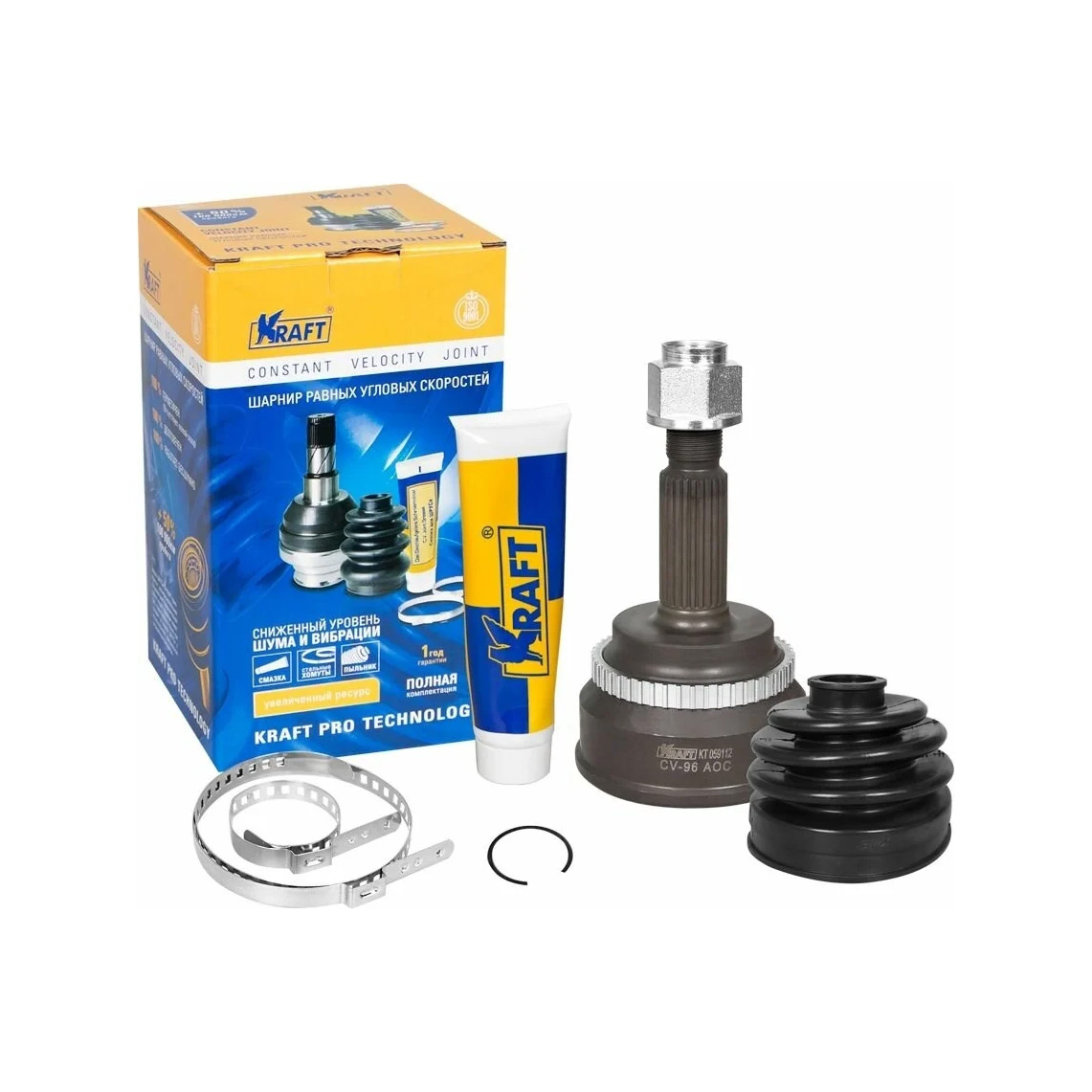 

Шрус Наружный Toyota Camry 2.4 (01-06), Rav 4 2.0 (00-05) Abs Kraft арт. KT059112