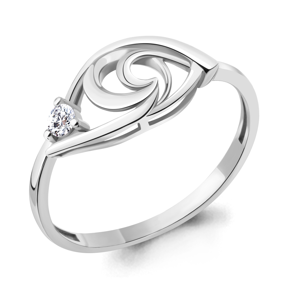 

Кольцо из серебра с фианитом Aquamarine Aquamarine 67321А_925_р р. 16, 67321А_925_р