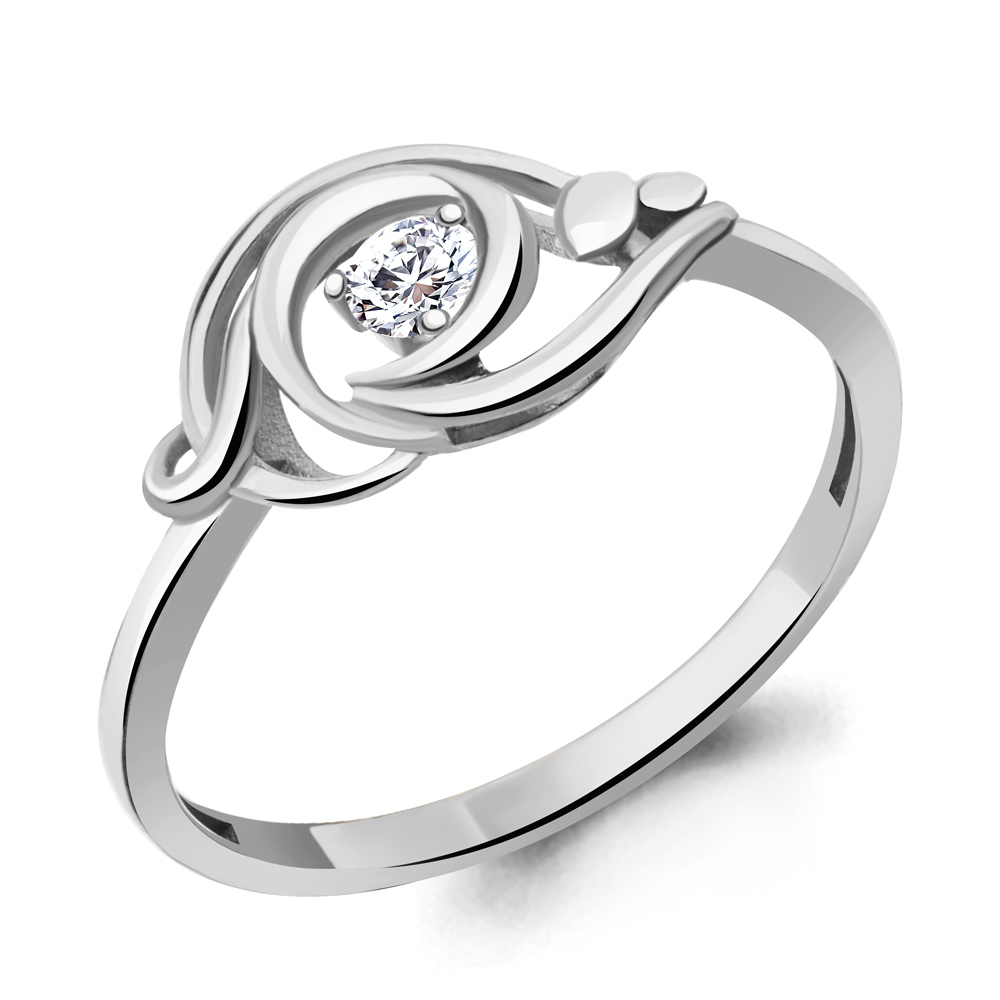 

Кольцо из серебра с фианитом Aquamarine Aquamarine 67320А_925_р р. 18, 67320А_925_р