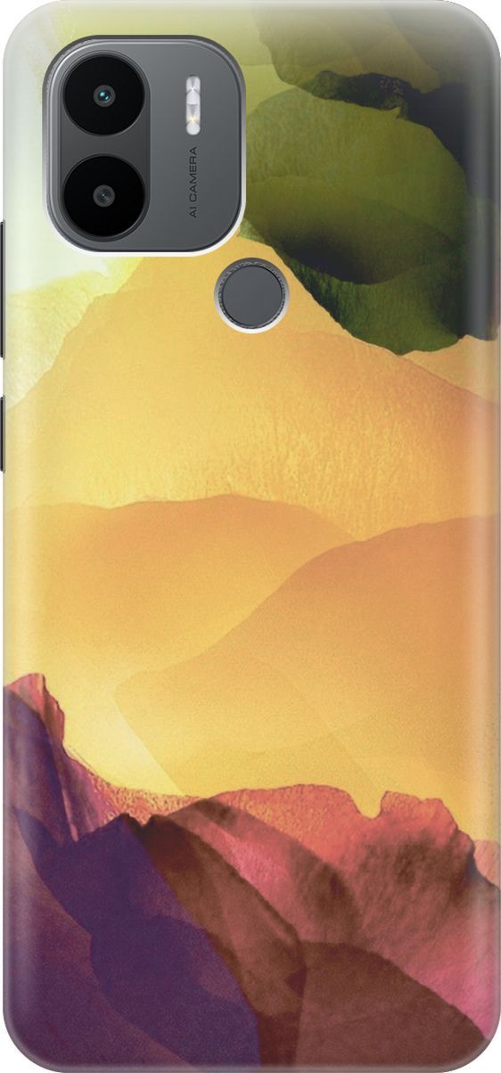 

Чехол на Xiaomi Redmi A1+ "Разноцветный гербарий", Желтый;зеленый, 158119