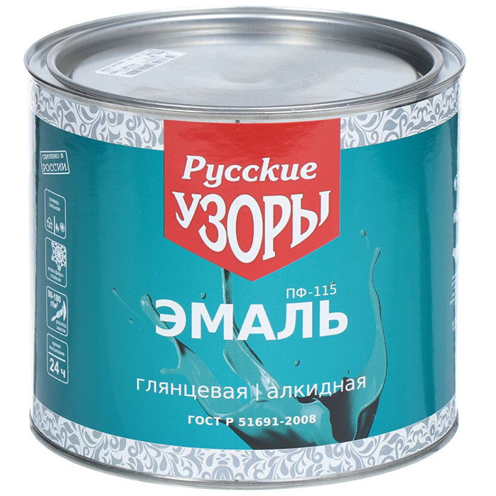 

Эмаль Русские узоры, ПФ-115, бирюза, 1.9 кг