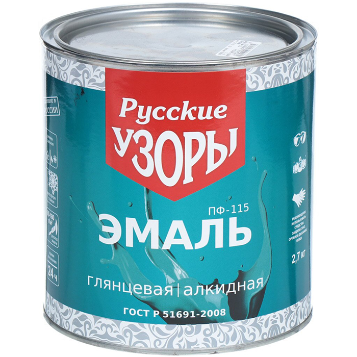 

Эмаль Русские узоры, ПФ-115, бежевая, 2.7 кг