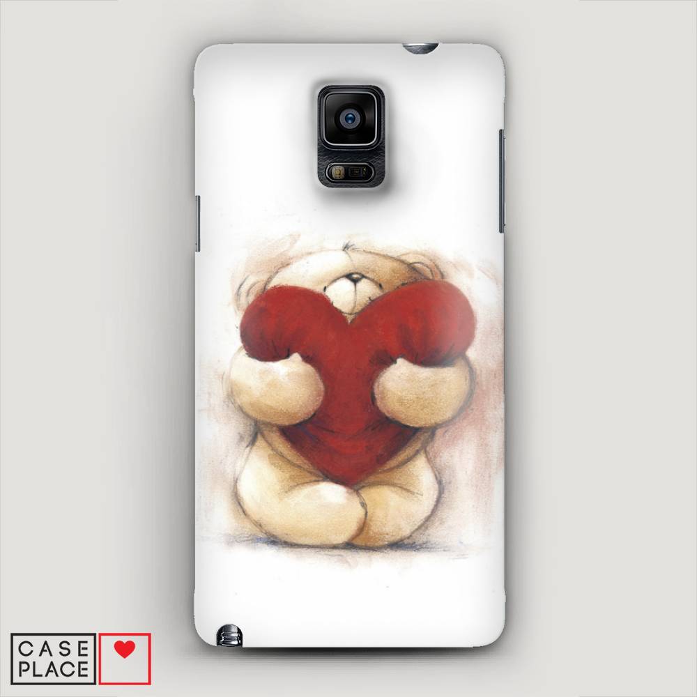 

Чехол Awog "Мишка с сердцем 1" для Samsung Galaxy Note 4, 23420-5
