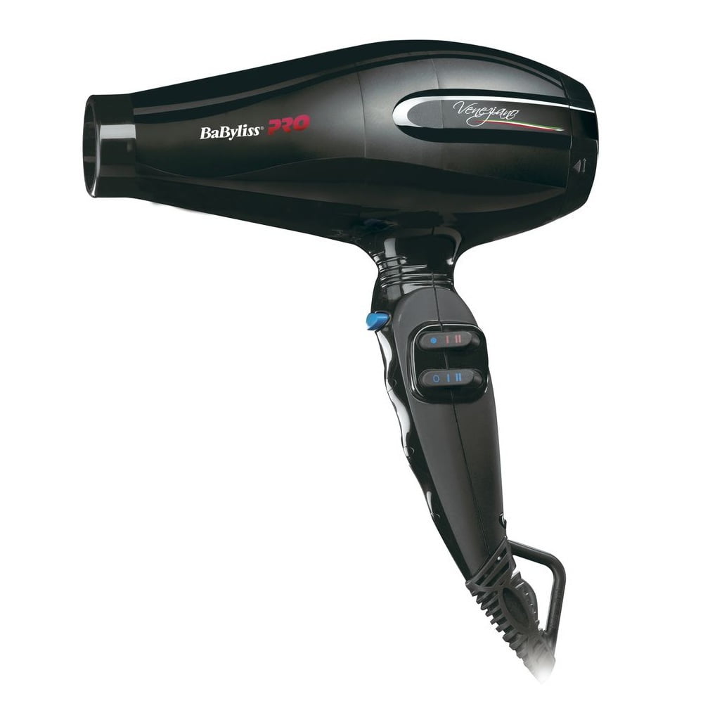 Фен для волос BaByliss Pro Veneziano Ionic BAB6610INRE, черный 100052011335