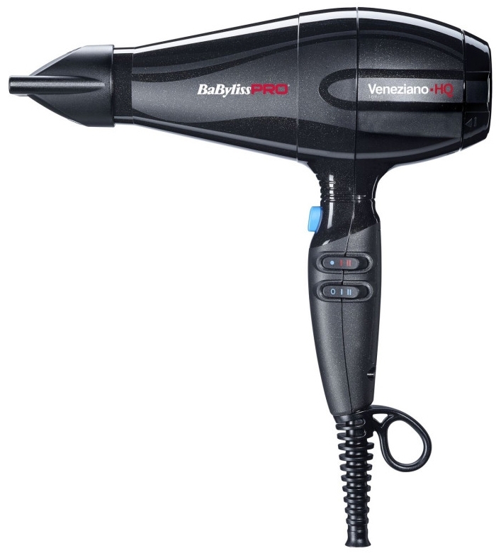 Фен для волос BaByliss Pro Veneziano-HQ Ionic BAB6960IE, черный фен для волос babyliss pro veneziano hq ionic bab6960ie