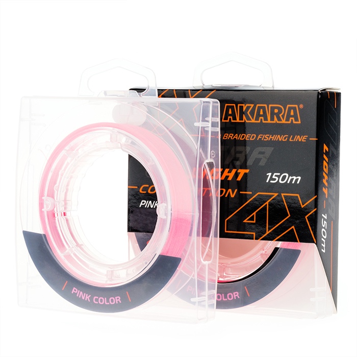 

Шнур Akara Ultra Light Competition Pink 150 м 0,10, Розовый, Ultra Light