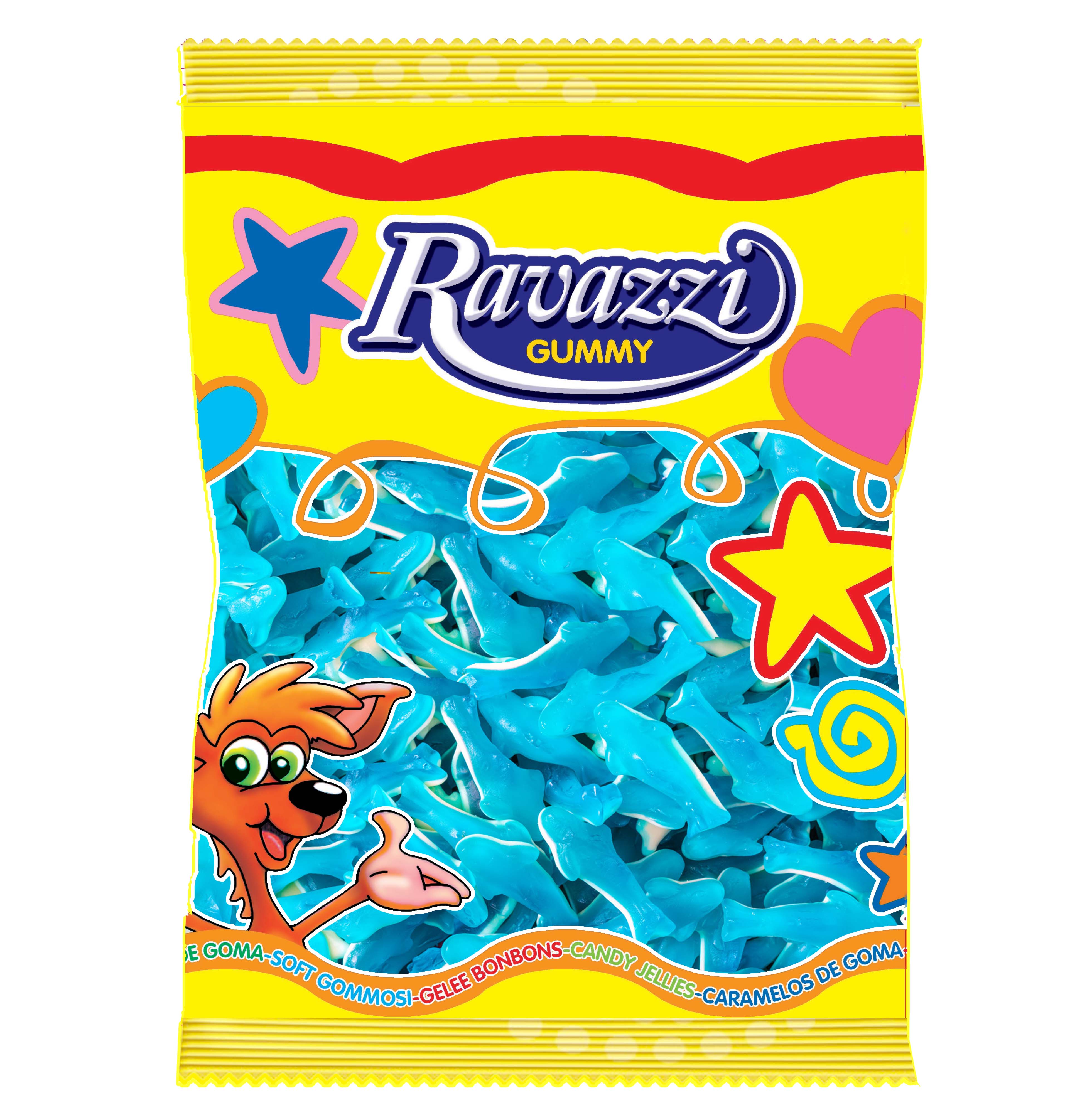 Мармелад Ravazzi Акулы бело-голубые 1кг Ravazzi Gummy