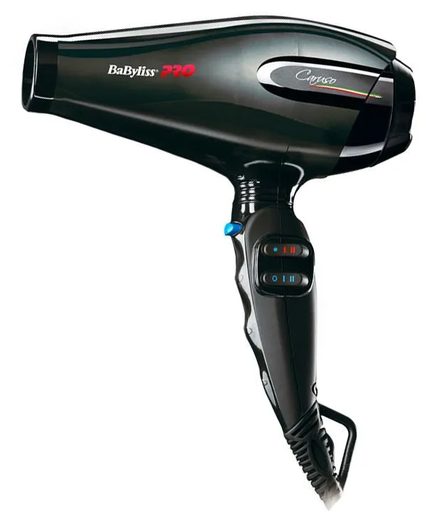 

Фен для волос BaByliss Pro Профессиональный фен Caruso BAB6520RE, черный