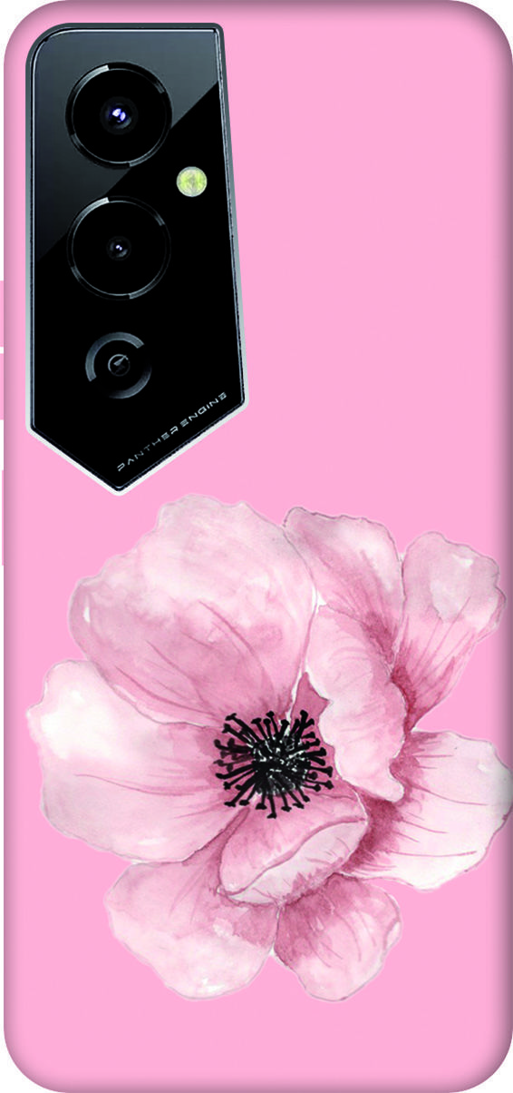 

Чехол на Tecno Pova 4 Pro "Pink Flower" розовый, Розовый;белый, 158117