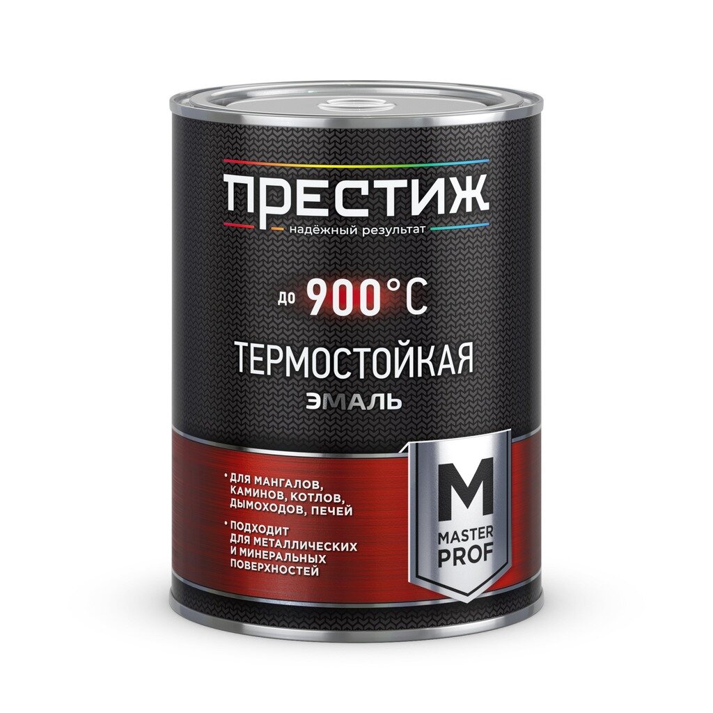 

Эмаль Престиж, термостойкая, белая, 0.8 кг