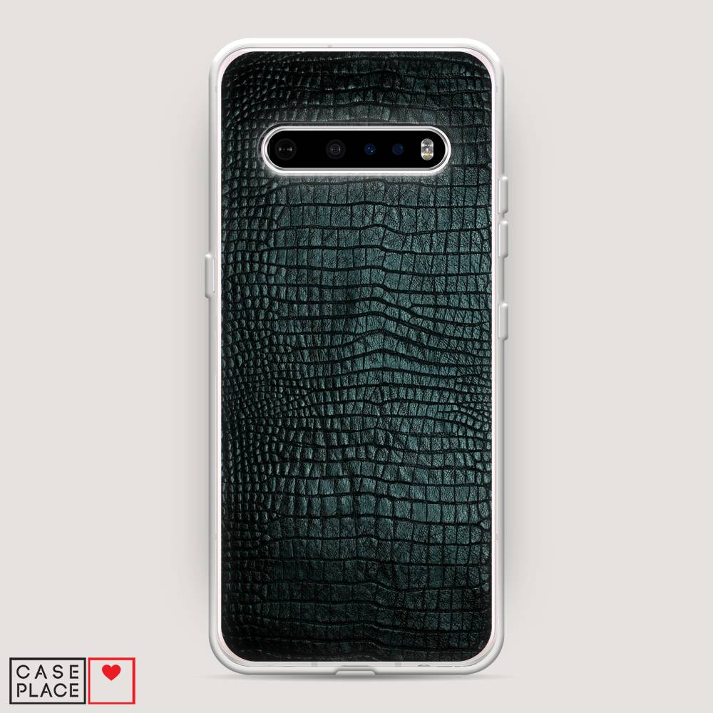 

Чехол Awog на LG V60 ThinQ 5G "Черная змея", Черный;серый;голубой, 84250-3