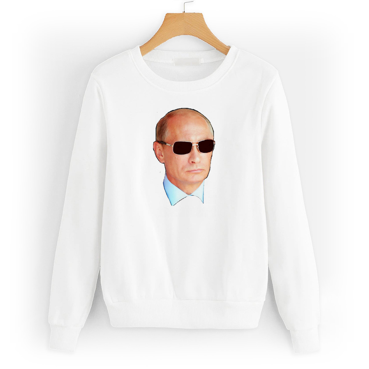 

Свитшот белый CoolPodarok Путин, W0113210