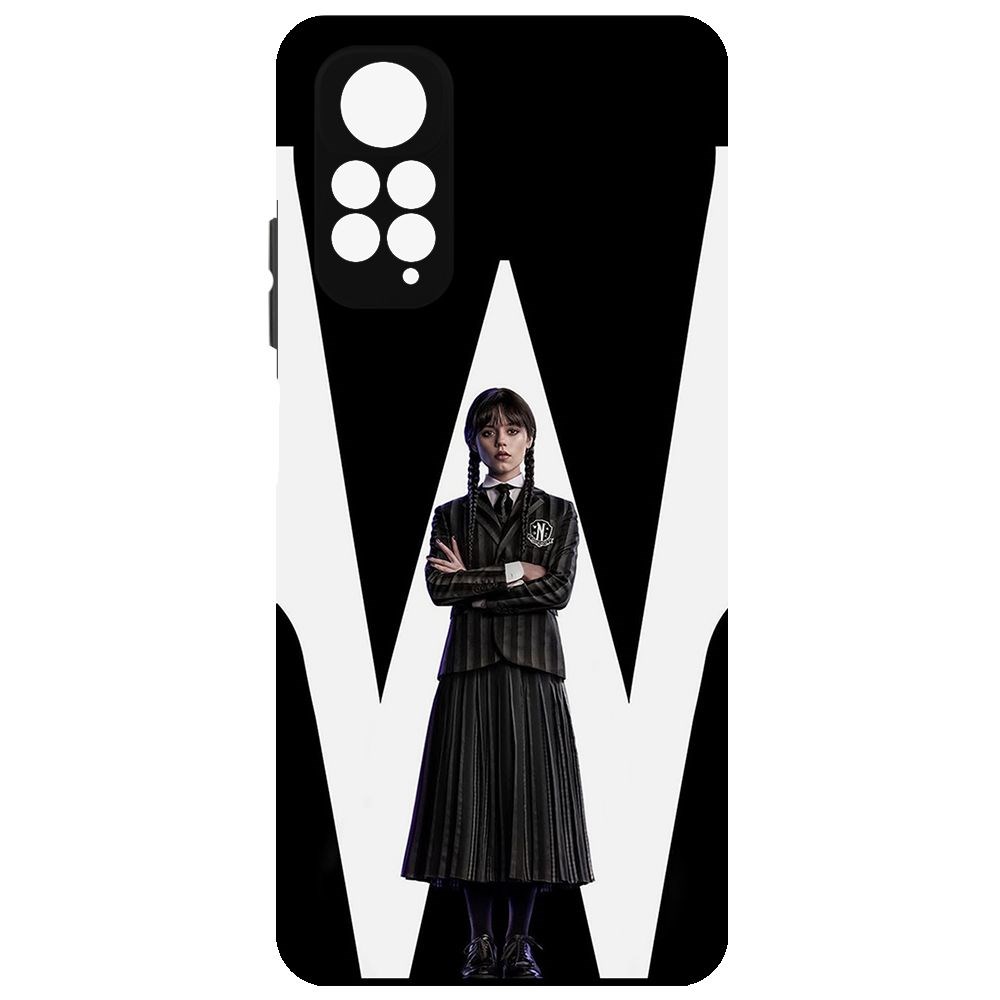 

Чехол-накладка Софт Уэнсдей Аддамс - Уэнсдей для Xiaomi Redmi Note 11 Pro, Черный