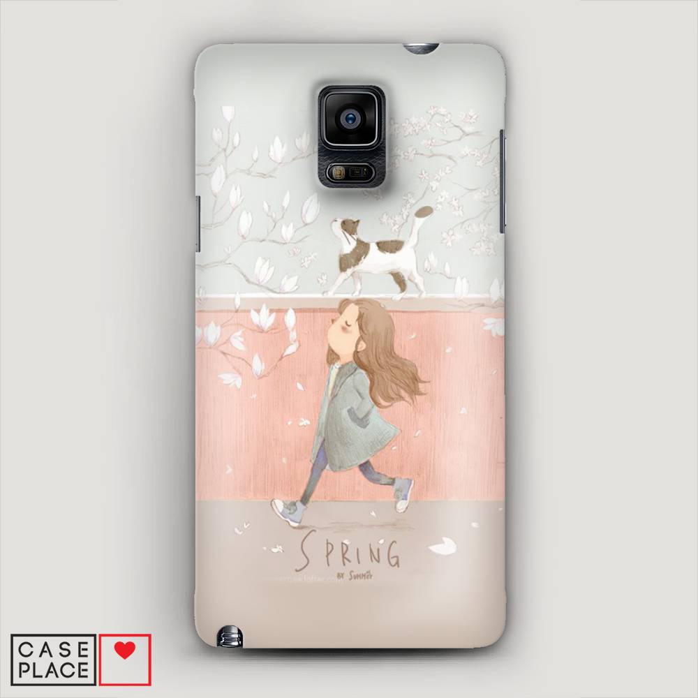 

Чехол Awog "Девочка-весна" для Samsung Galaxy Note 4, 23420-5