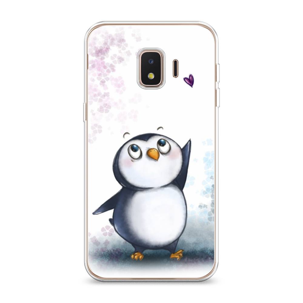 

Чехол Awog на Samsung Galaxy J2 Core (2018/2020) / Самсунг J2 Core "Пингвин и сердечко", Разноцветный, 2100550-1