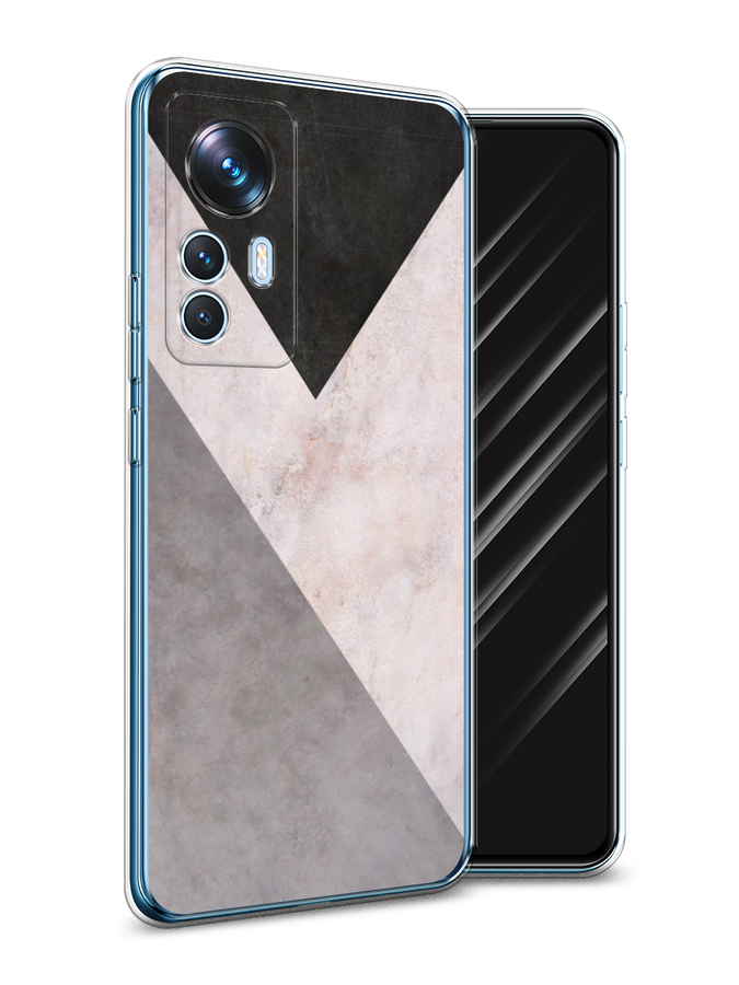 

Чехол Awog на Xiaomi 12T / Сяоми 12T "Геометричный мрамор", Бежевый