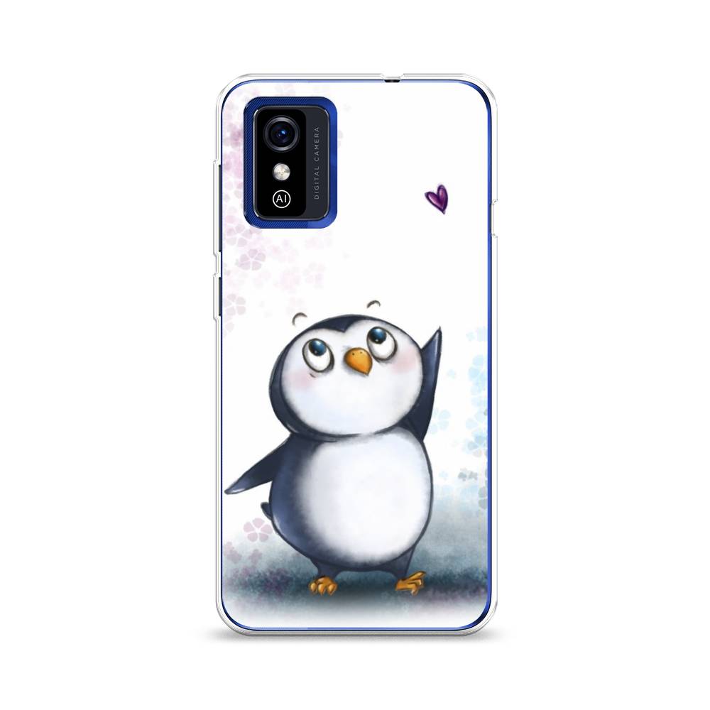 

Чехол Awog на ZTE Blade L9 / ЗТЕ Блэйд L9 "Пингвин и сердечко", Разноцветный, 135250-1