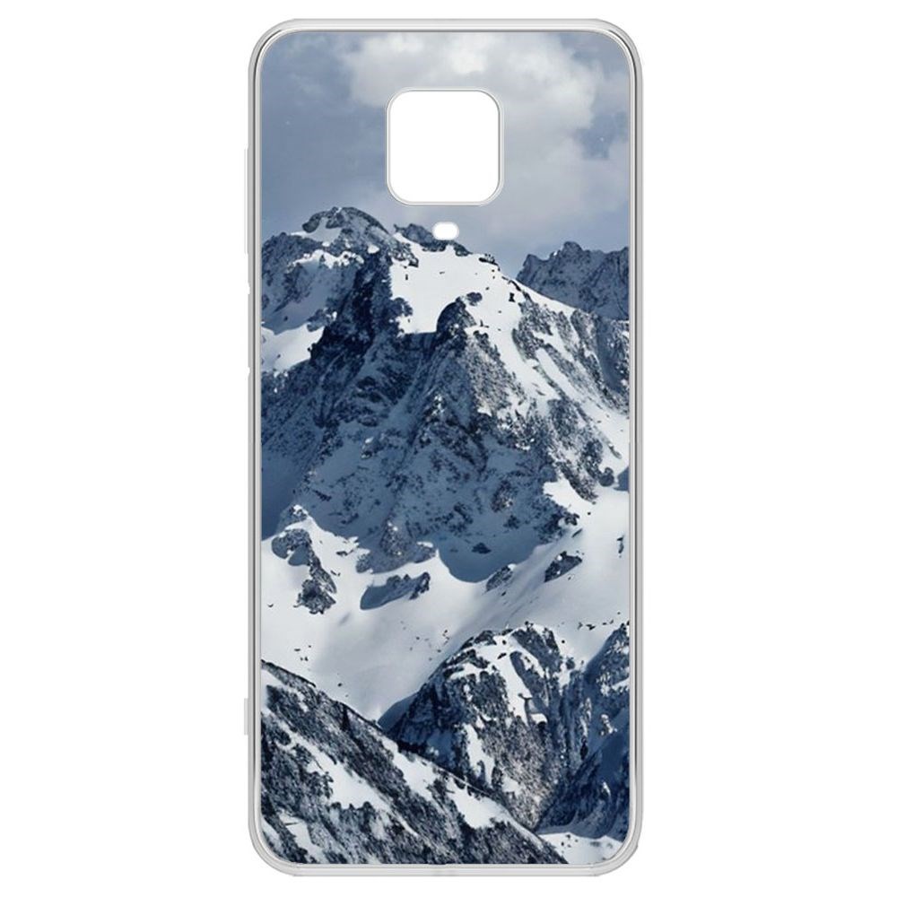 

Чехол-накладка Krutoff Clear Case Горы для Xiaomi Redmi Note 9 Pro