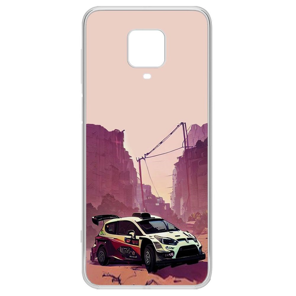 

Чехол-накладка Krutoff Clear Case Гоночный каньон для Xiaomi Redmi Note 9 Pro