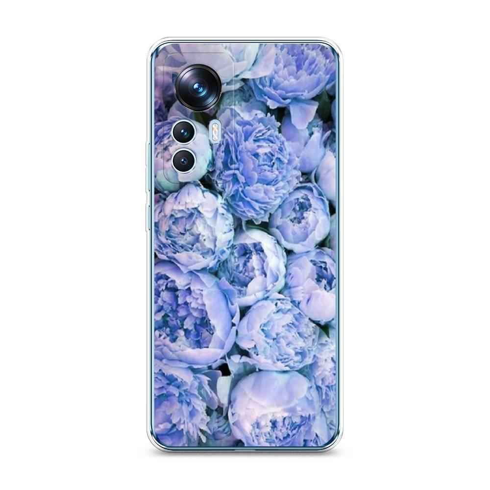 

Чехол Awog на Xiaomi 12T / Сяоми 12T "Пионы голубые", Голубой