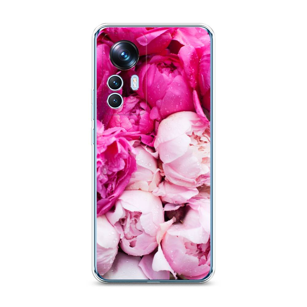 

Чехол Awog "Пионы розово-белые" на Xiaomi 12T / Сяоми 12T, Белый;розовый