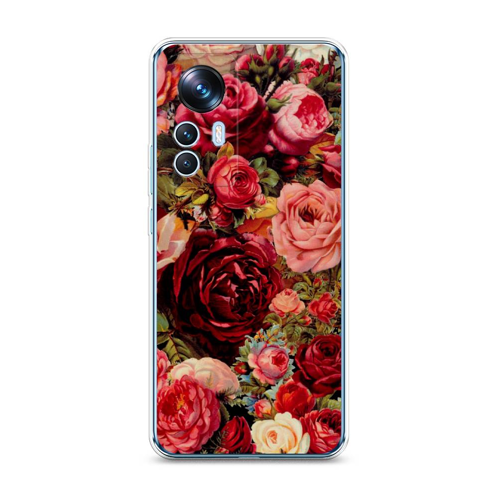 

Чехол Awog "Розы винтажные" на Xiaomi 12T / Сяоми 12T