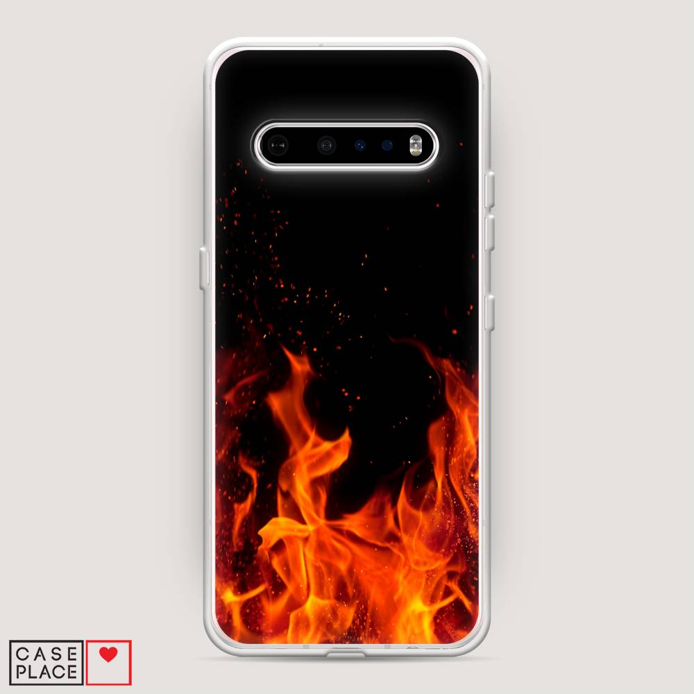 

Чехол Awog на LG V60 ThinQ 5G "Все в огне", Оранжевый;черный, 84250-4